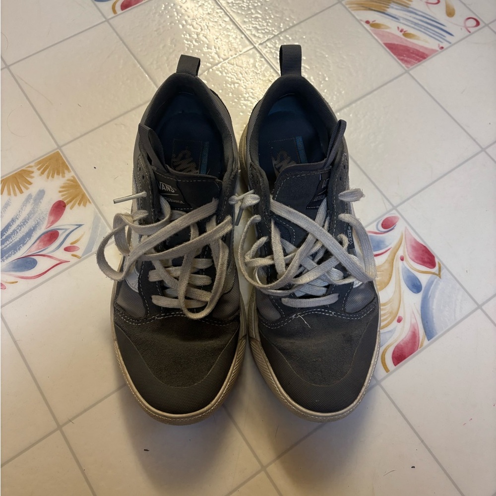 Vans Gray and White Women's Sneakers